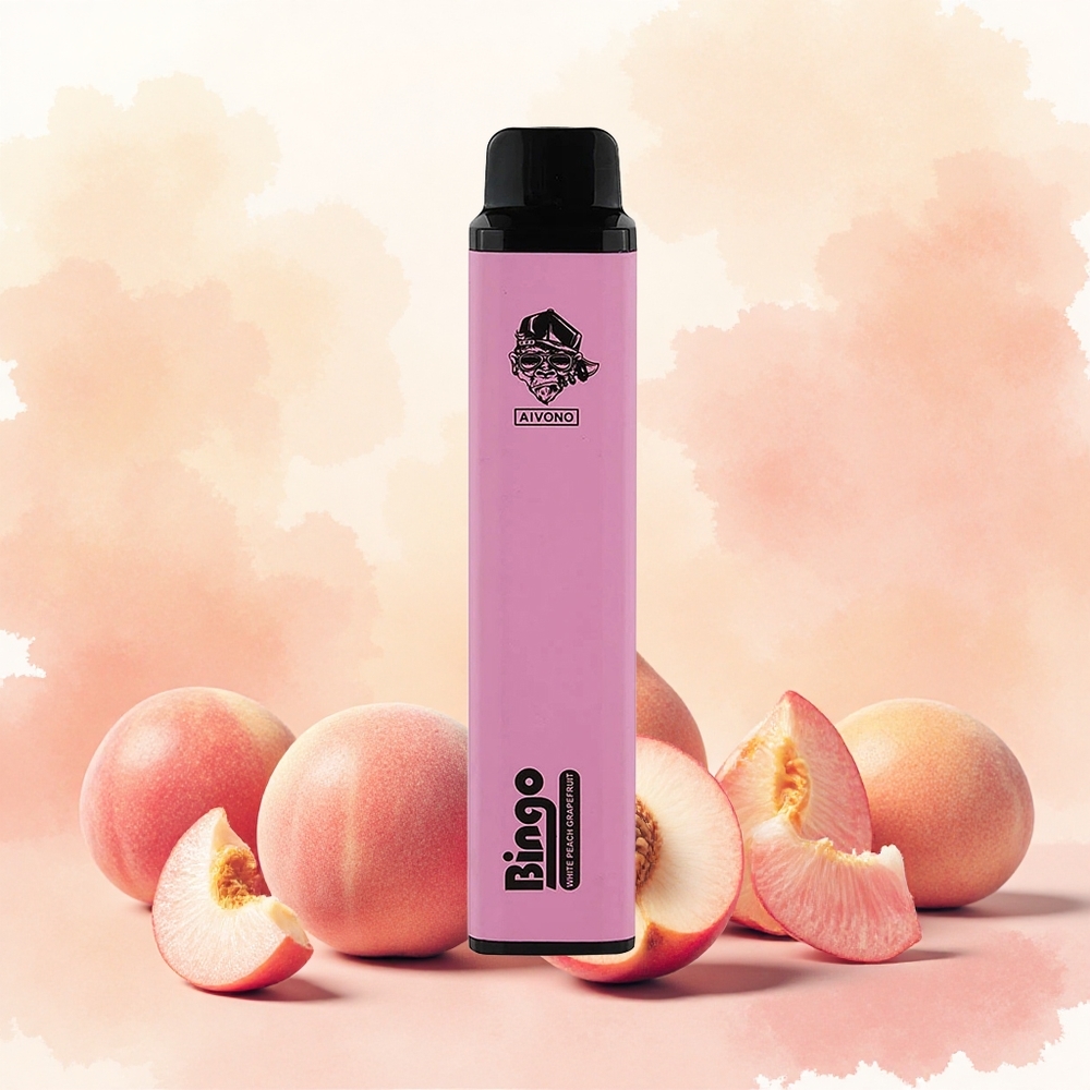 Aivono Aim Bingo 4000 Puffs Descartável Pêssego Branco Toranja atacado brasileiro