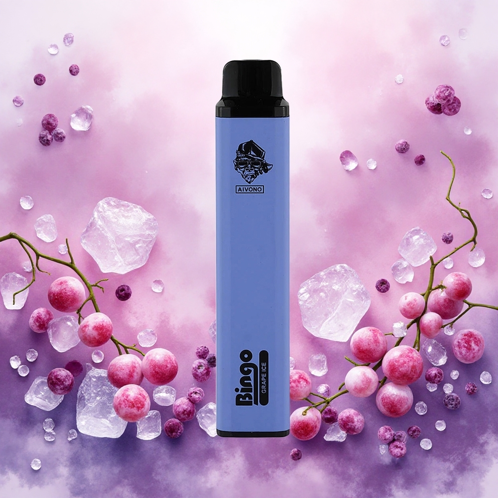 Aivono Aim Bingo 4000 Puffs Descartável Vape Gelo Uva Atacado Brasileiro