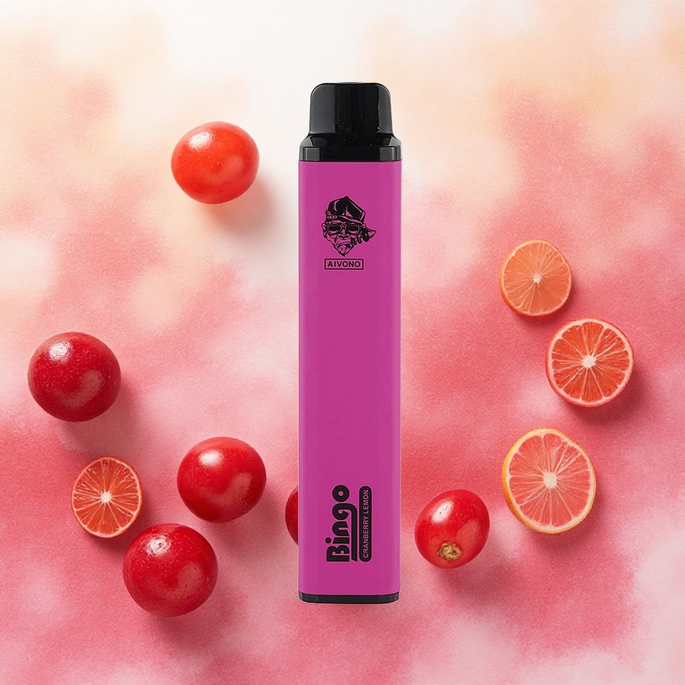 Aivono Aim Bingo 4000 Puffs Vape Descarga Máxima Cranberry Limão 10mL 1000mAh atacado brasileiro