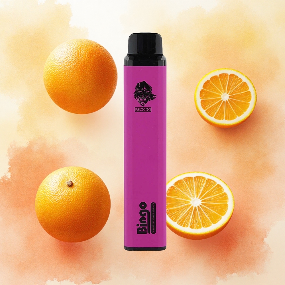 Aivono Aim Bingo 4000 Puffs Vape Descartável Maracujá Laranja Goiaba 10mL 1000mAh atacado brasileiro