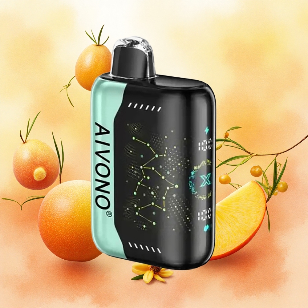 Aivono Aim Boom 25000 Puffs Vape Descartável Manga Azeda Abacaxi 28ml Tipo-C atacado brasileiro