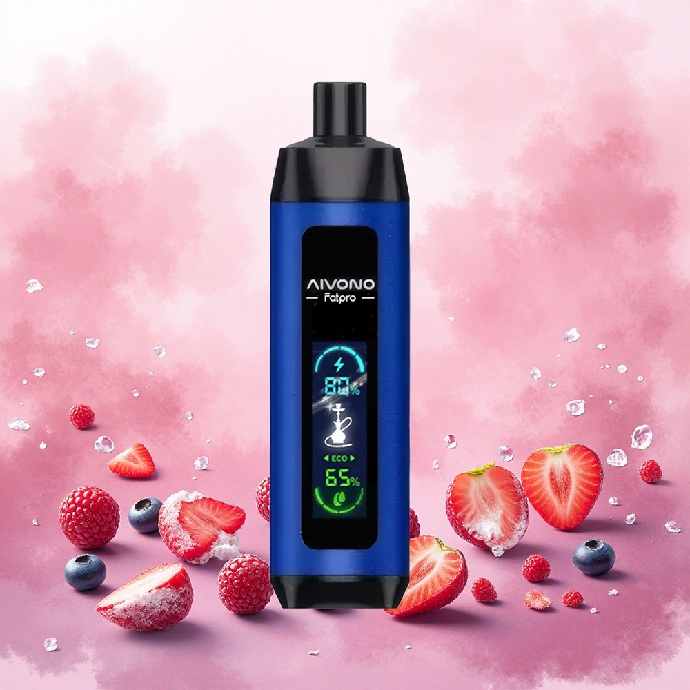 Aivono Aim Fatpro 22000 Puffs Atacado Brasileiro Vape Frutas Silvestres Gelo 0235 Nicotina