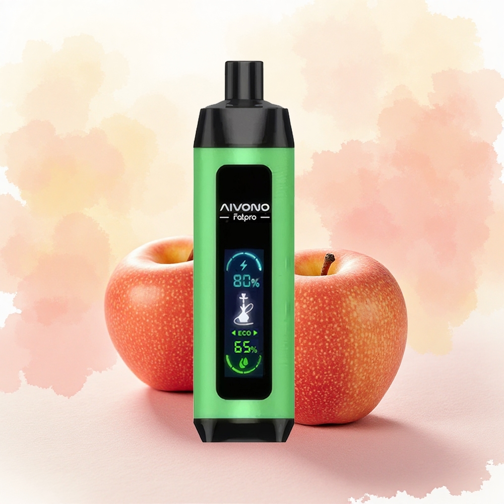 Aivono Aim Fatpro 22000 Puffs Descartável Dois Sabores de Maçã atacado brasileiro 0 2 3 5 Nicotina 600mah Recarregável