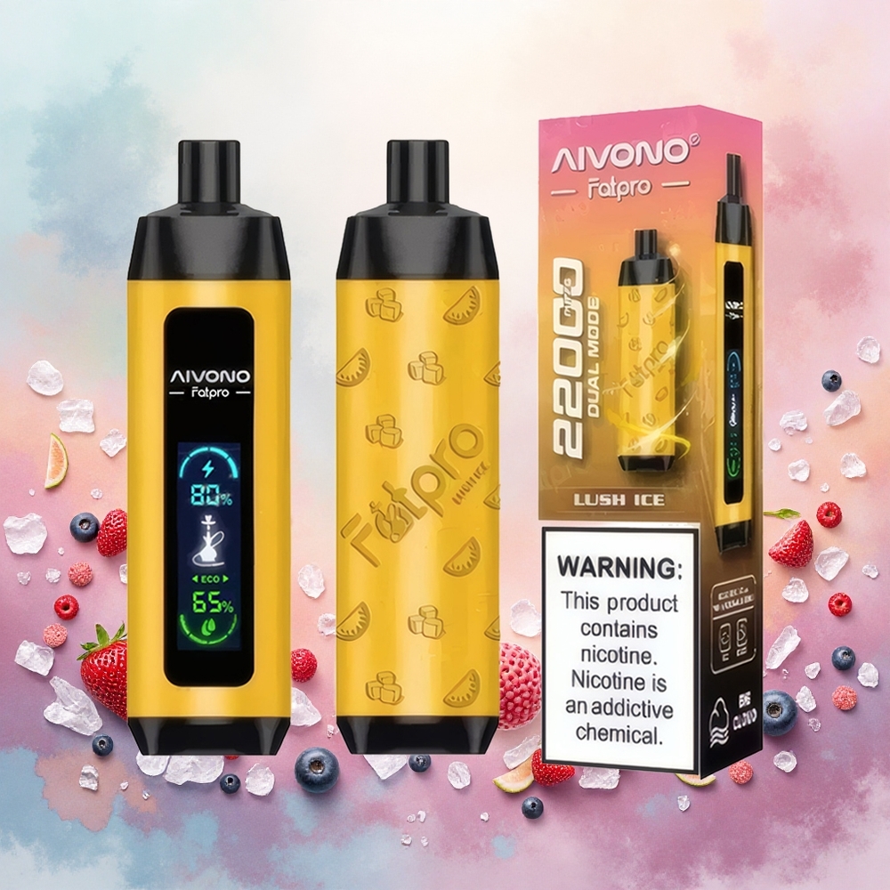 Aivono Aim Fatpro 22000 Puffs Descartável Gelo Tropical atacado brasileiro