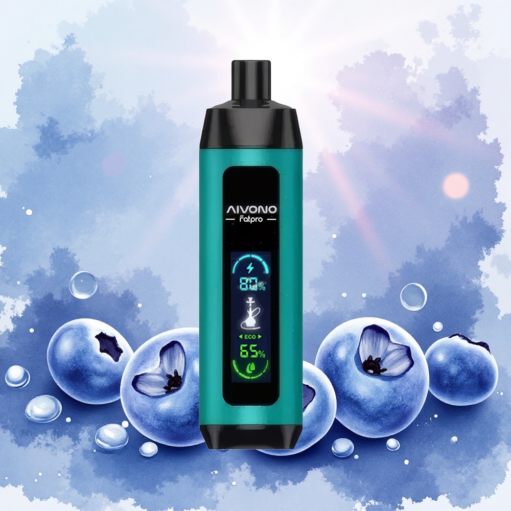 Aivono Aim Fatpro 22000 Puffs Descartável Mirtilo Gun atacado brasileiro 0 2 3 5 Nicotina