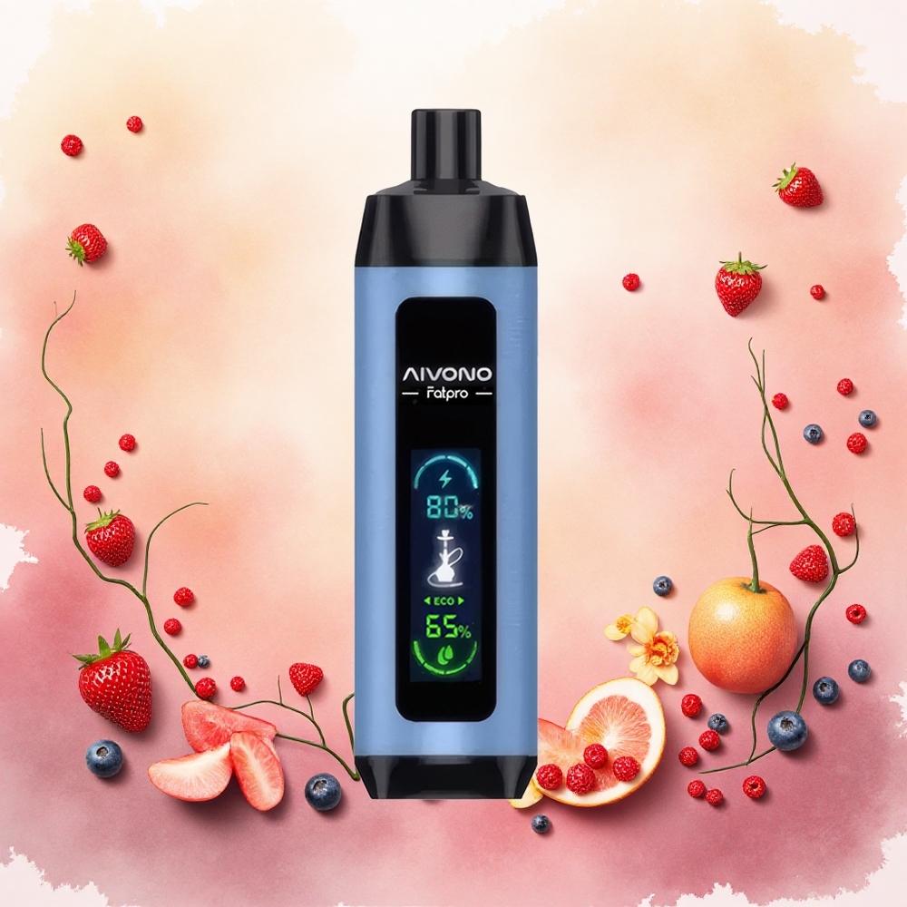 Aivono Aim Fatpro 22000 Puffs Descartável Vape Amor 66 atacado brasileiro 0 2 3 5 Nicotina Eco/Boost Dual Modos