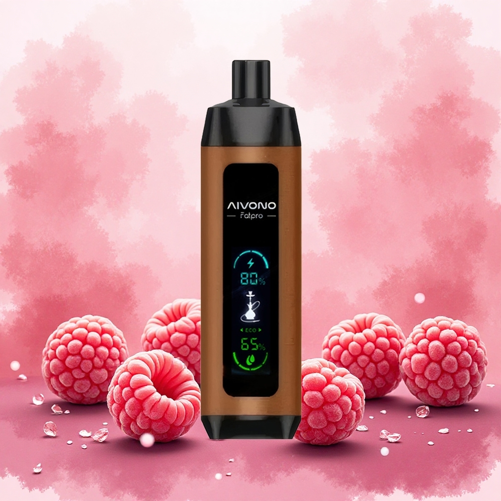 Aivono Aim Fatpro 22000 Puffs Vape Descartável Cereja Framboesa atacado brasileiro