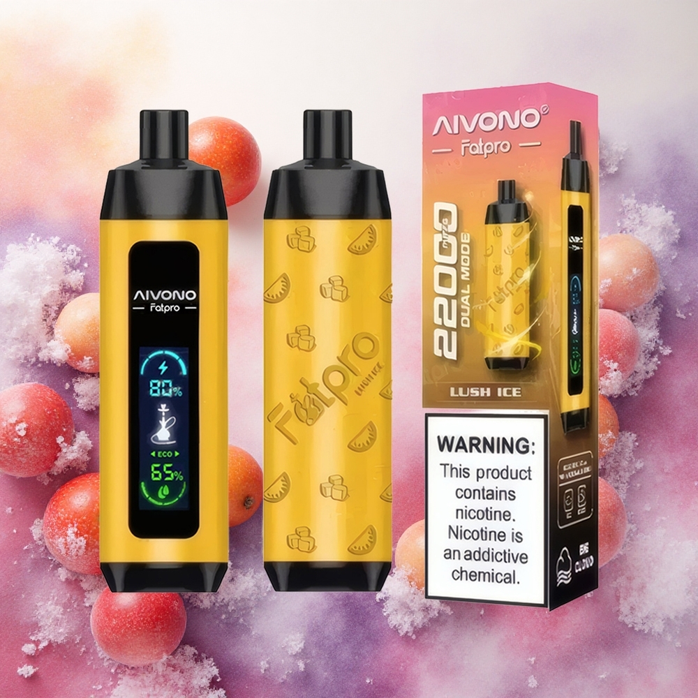 Aivono Aim Fatpro 22000 Puffs Vape Descartável Lush Ice Gelado Recarregável 600mah atacado brasileiro