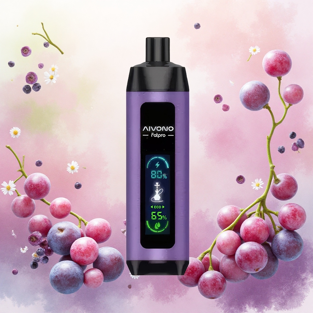 Aivono Aim Fatpro 22000 Puffs Vape Descartável Uva Menta atacado brasileiro