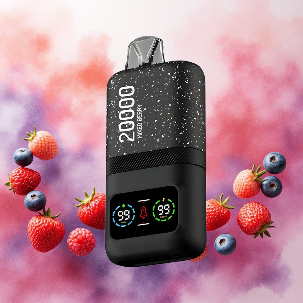 Aivono Aim Magic 20000 Puffs Vape Descartável Frutas Vermelhas Misturadas 26ml LCD atacado brasileiro