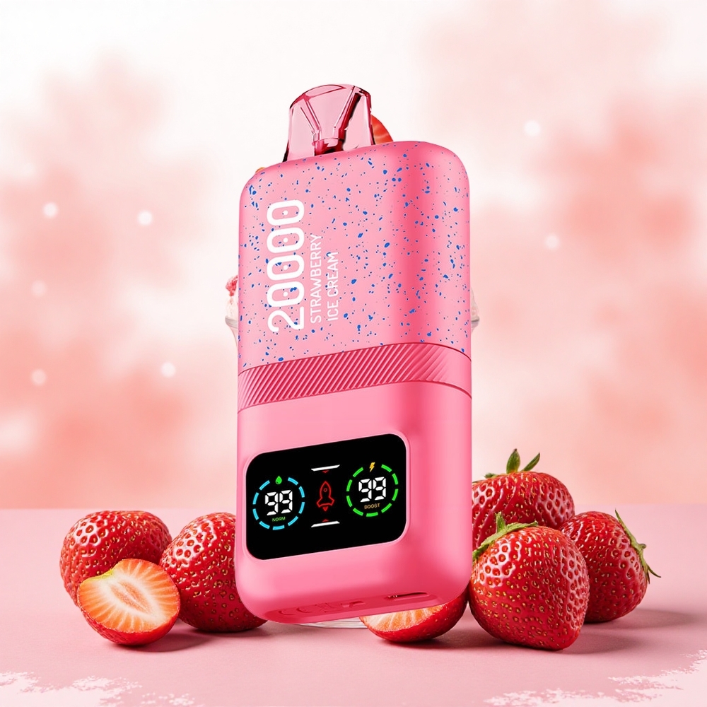Aivono Aim Magic 20000 Puffs Vape Descartável Morango Sorvete Gelo atacado brasileiro