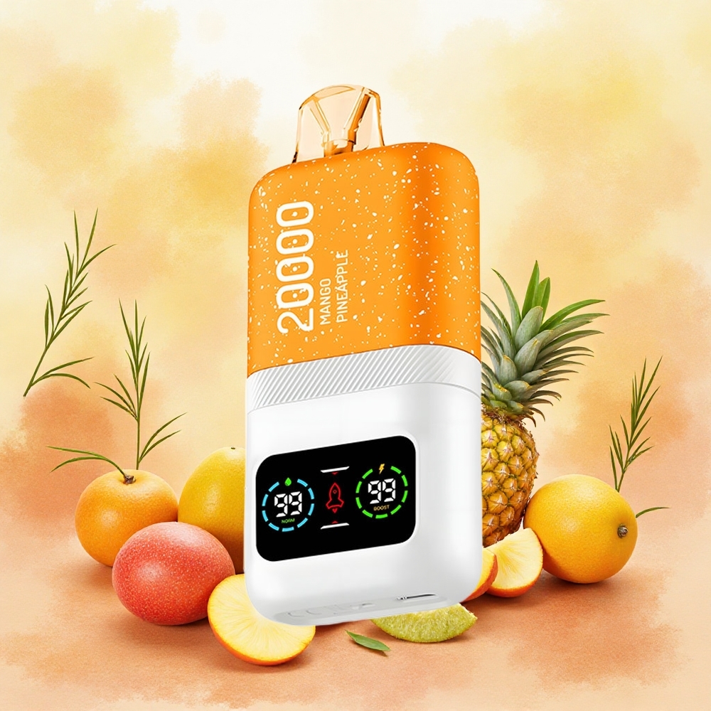 Aivono Aim Magic 20000 Puffs Vape Manga Abacaxi com Bateria 600mAh e Tipo-C Recarregável - Atacado Brasileiro