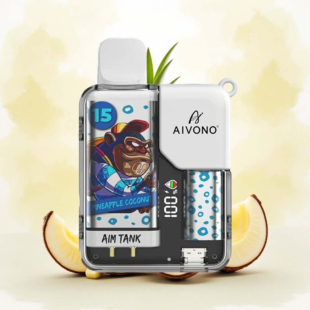Aivono Aim Tank 9500 Puffs Descartável Abacaxi Coco atacado brasileiro