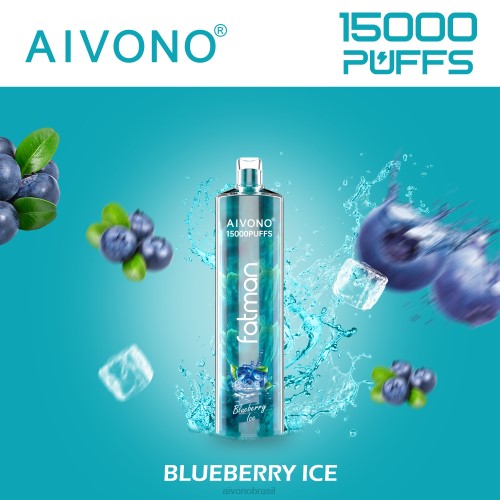 Aivono FATMAN 15000 gelo de mirtilo 086J14 - Aivono Brasil