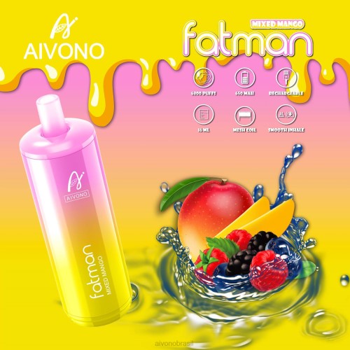 Aivono FATMAN 6800 manga mista 086J26 - Aivono Brasil