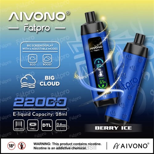 Aivono Fatpro 22000 gelo de baga 086J10 - Aivono Brasil