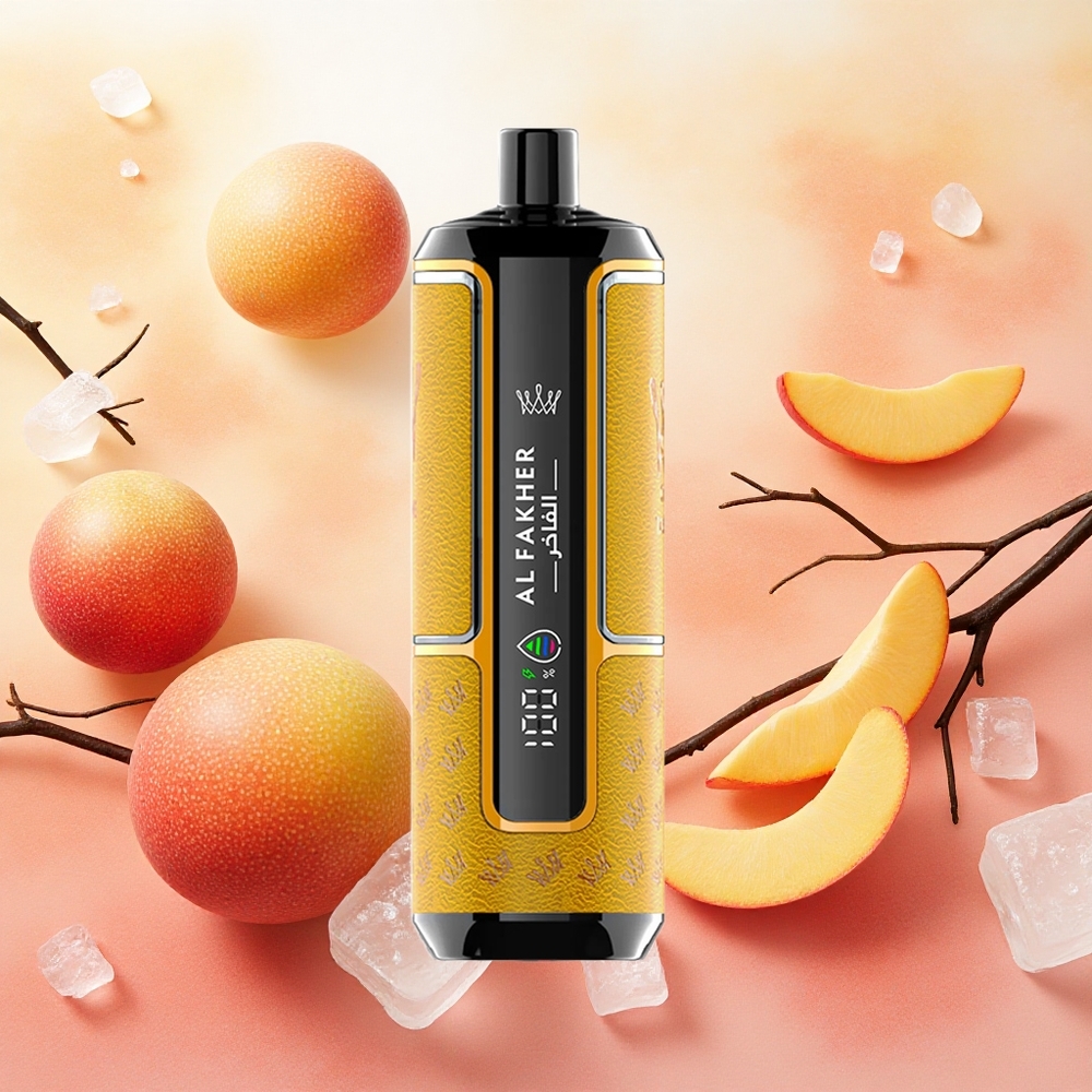 Al Fakher Crown Bar 15K Hypermax Atacado Brasileiro Vape Descartável Kit Manga Gelo – 22ml 15000 Tragadas