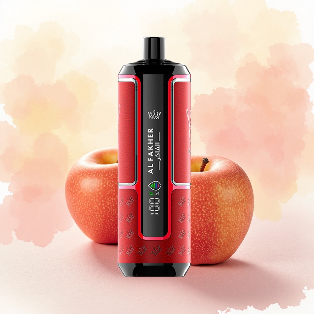 Al Fakher Crown Bar 15K Hypermax Descartável Dois Sabores de Maçã 22ml 600mAh atacado brasileiro