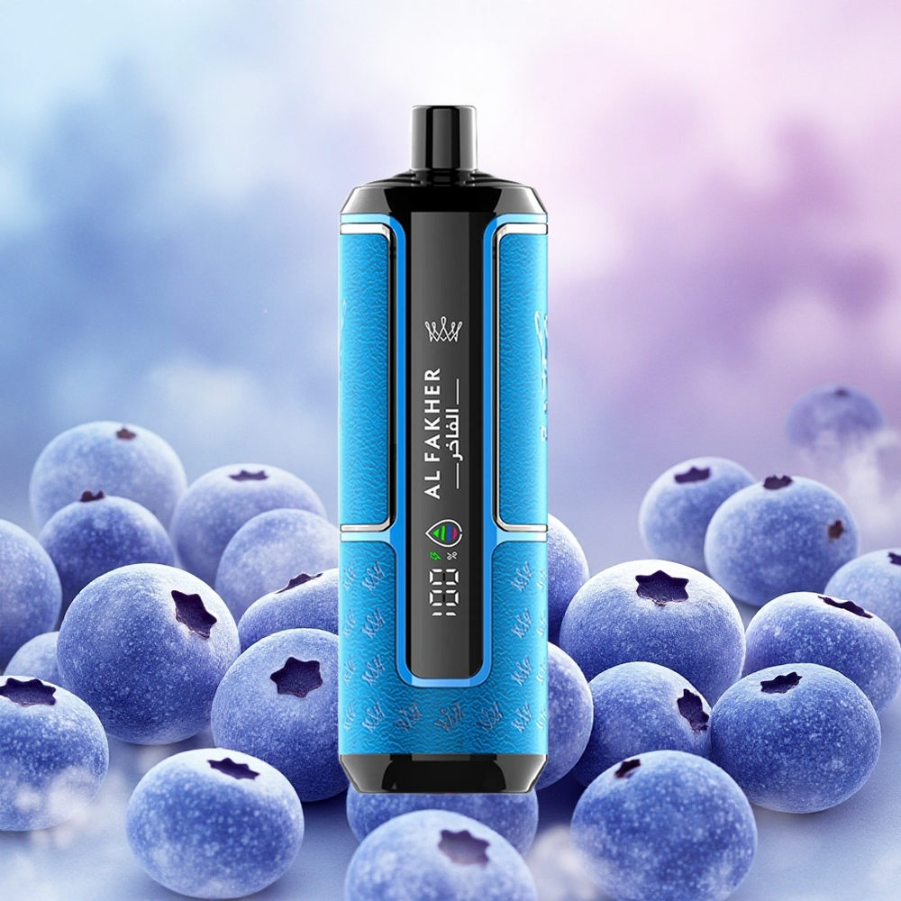 Al Fakher Crown Bar 15K Hypermax Vape Descansável Goma de Mirtilo atacado brasileiro 22ml 6mg