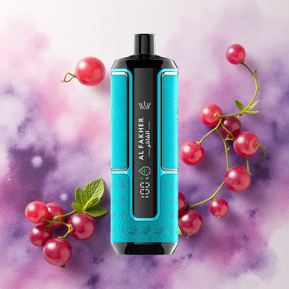 Al Fakher Crown Bar 15K Hypermax Vape Descartável Groselha Hortelã atacado brasileiro 22ml 15000 Tragadas