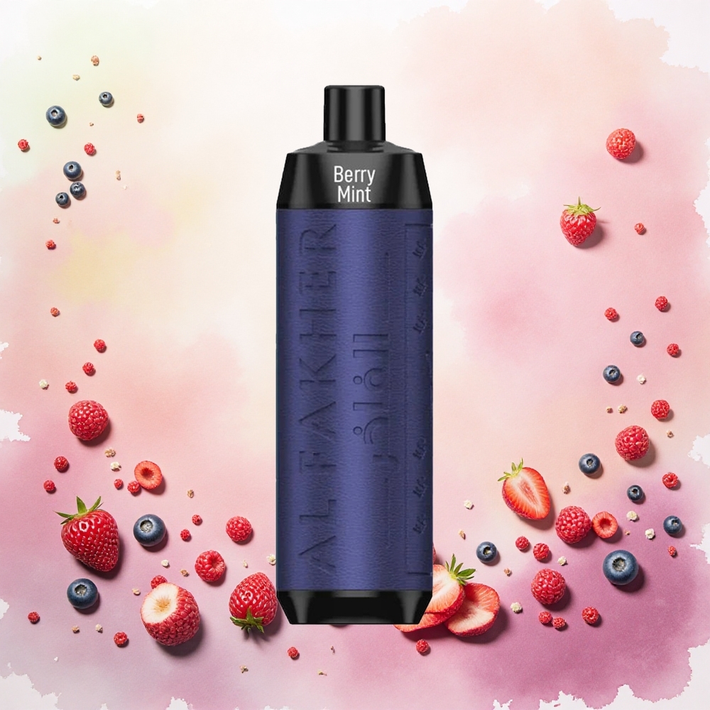 Al Fakher Crown Bar 8000 Cristal Descartável Vape Morango Menta atacado brasileiro