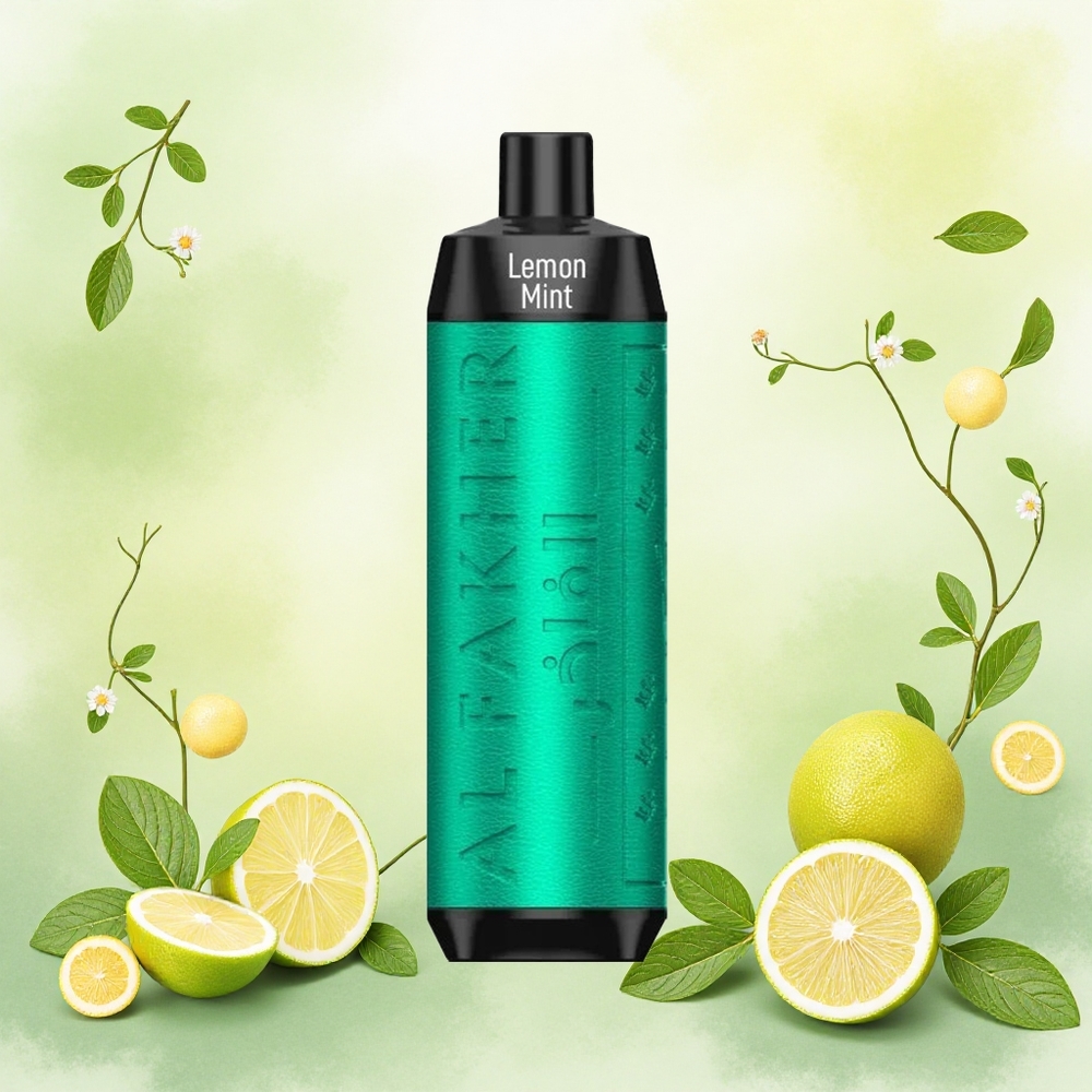 Al Fakher Crown Bar 8000 Crystal Descartável Limão Menta atacado brasileiro