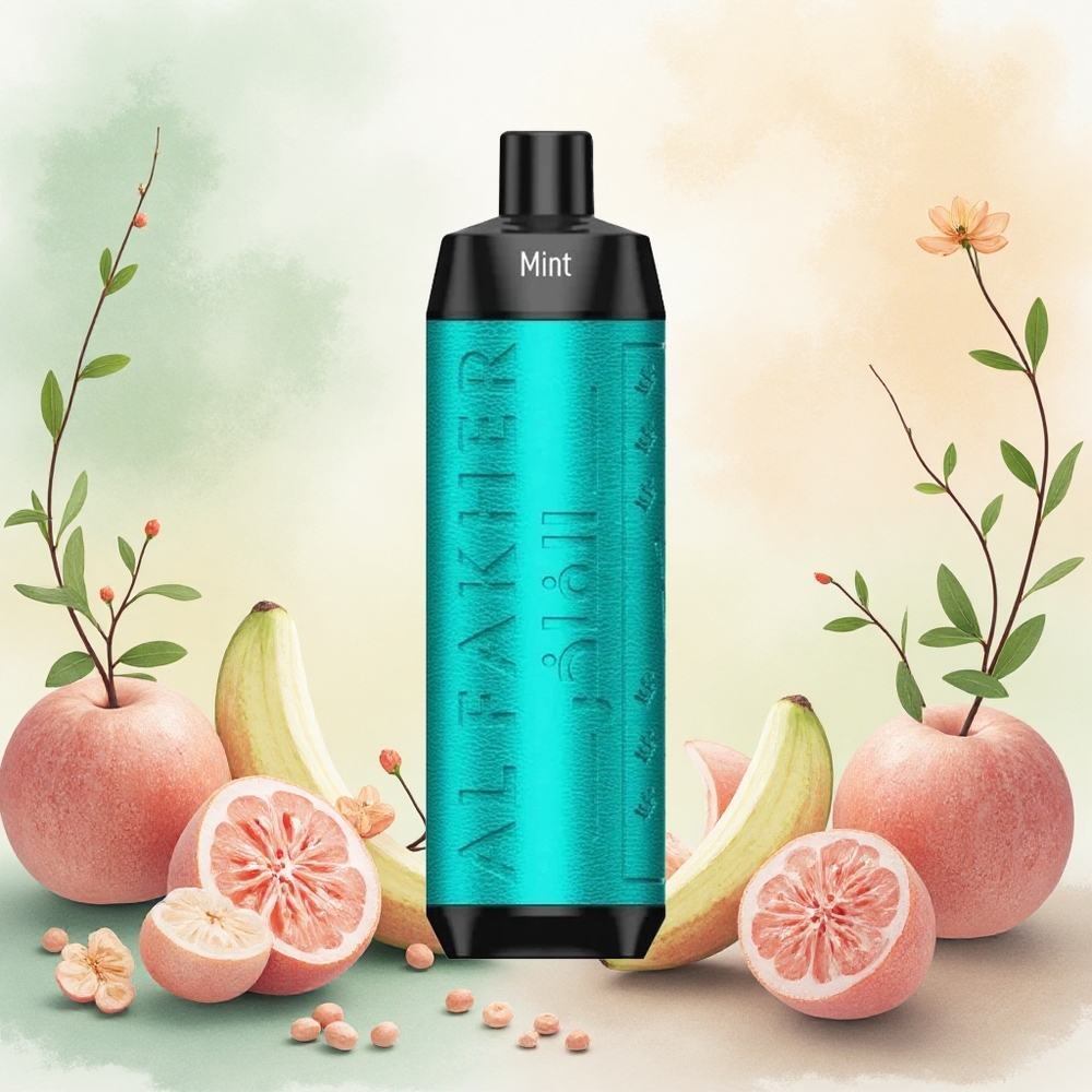Al Fakher Crown Bar 8000 Crystal Descartável Vape Menta atacado brasileiro