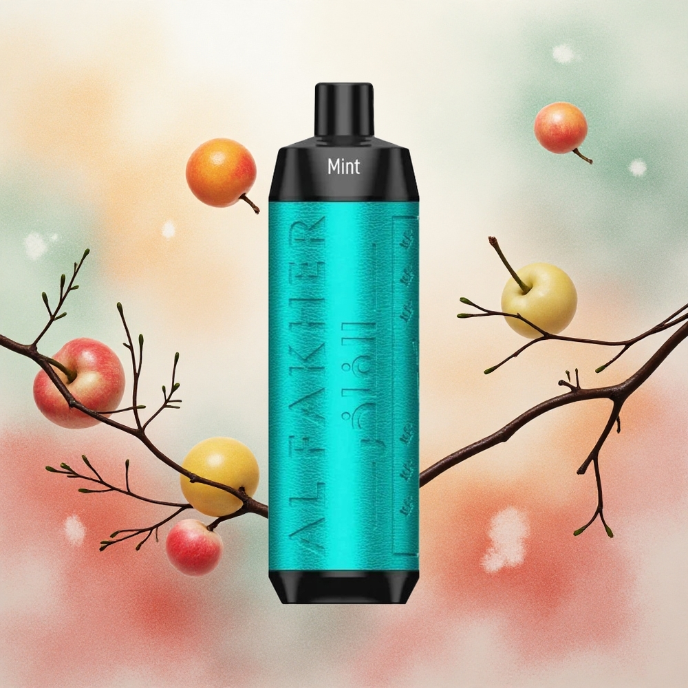 Al Fakher Crown Bar 8000 Crystal Vape Descartável Hortelã com 18ml e-Liquido e 8000 Puffs atacado brasileiro