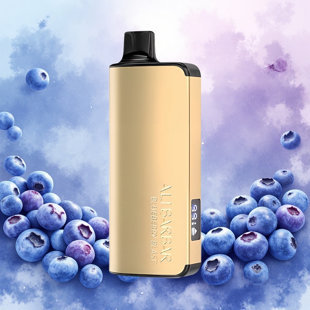 Alibarbar Ingot 9000 Puffs Vape Descartável Explosão de Mirtilo atacado brasileiro