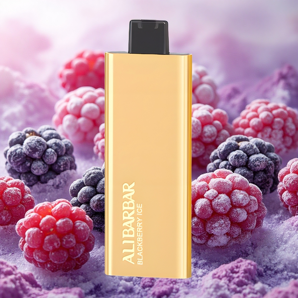 Alibarbar Pandora 7000 Puffs Vape Descartável Amora Gelo 17ml atacado brasileiro