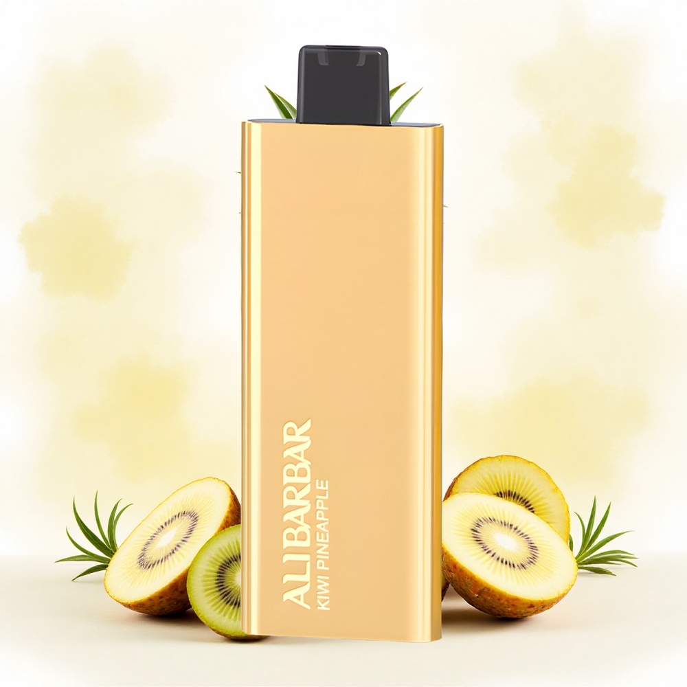 Alibarbar Pandora 7000 Puffs Vape Descartável Kiwi Abacaxi atacado brasileiro