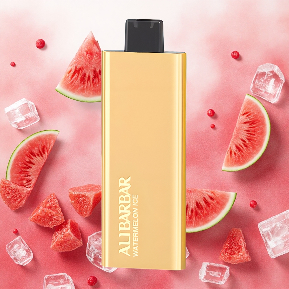 Alibarbar Pandora 7000 Puffs Vape Descartável Melancia Gelada 17ml atacado brasileiro