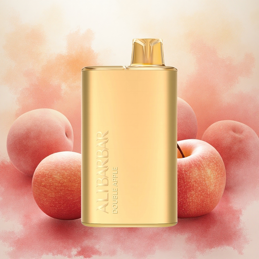 Alibarbar Rich 8000 Puffs Descartável Maçã Dupla atacado brasileiro com 20ml e 8000 Caladas