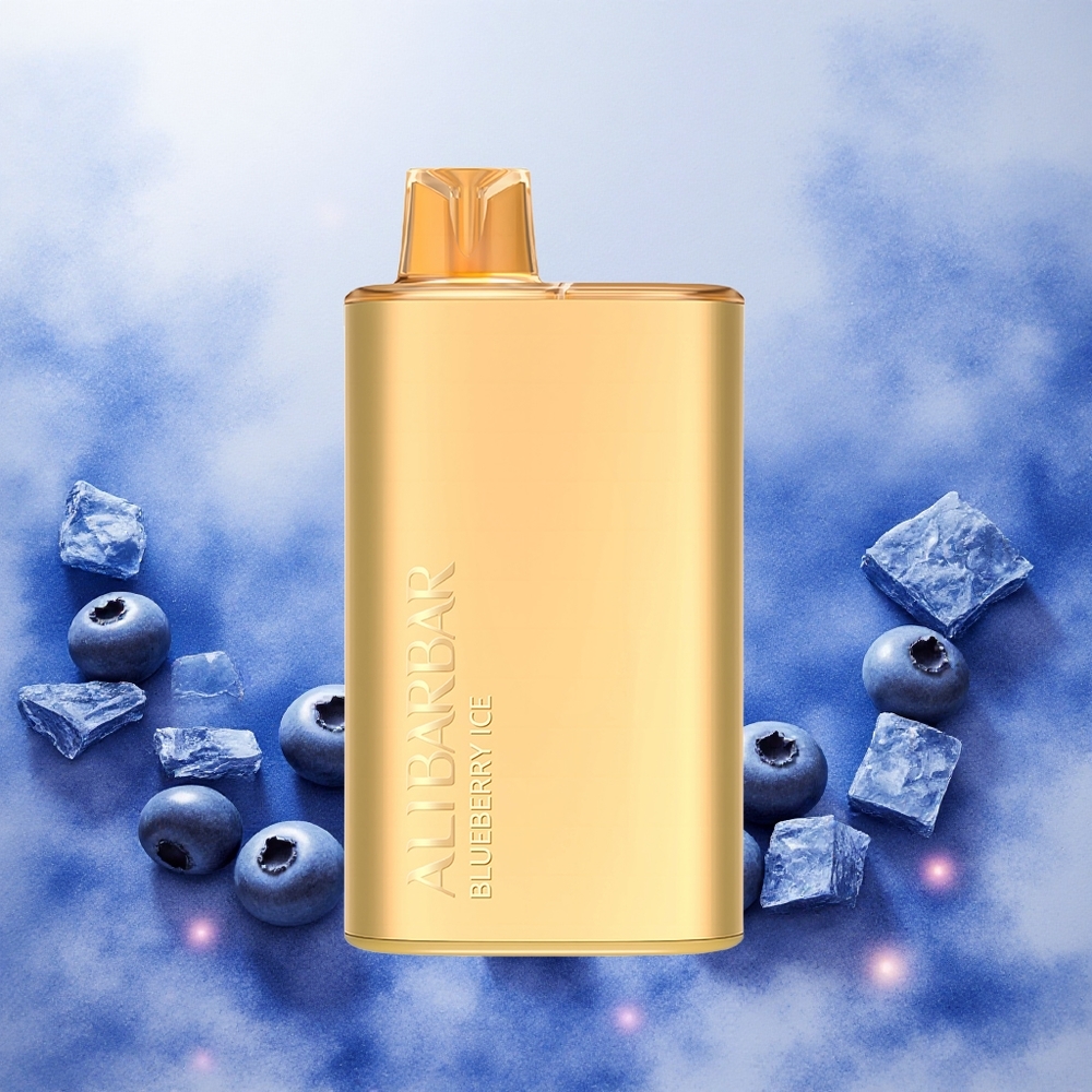 Alibarbar Rich 8000 Puffs Vape Descartável Mirtilo Gelo 20ml 8000 Puffs atacado brasileiro