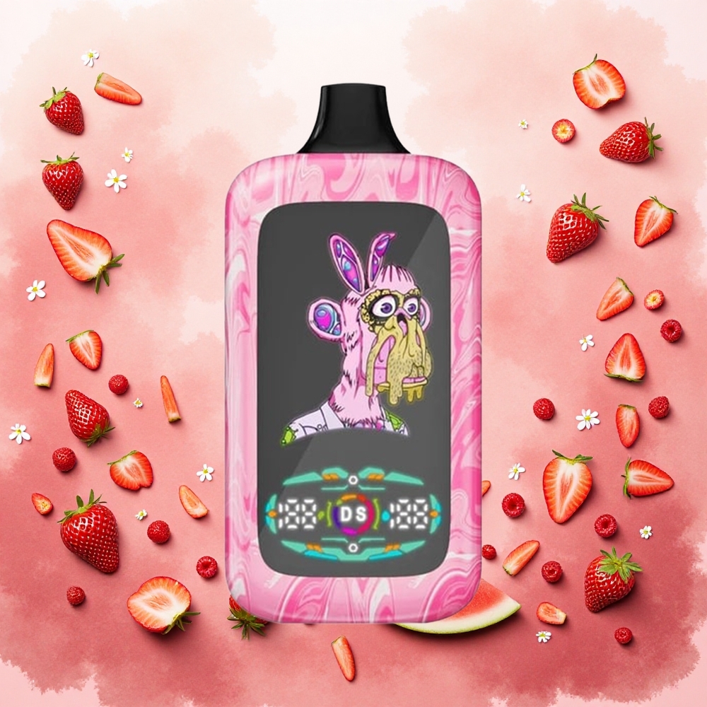 Fumot Digital Monkey 20000/40000 Vape Descartável Morango Melancia atacado brasileiro Bobina de Malha Dupla 0235 Nicotina