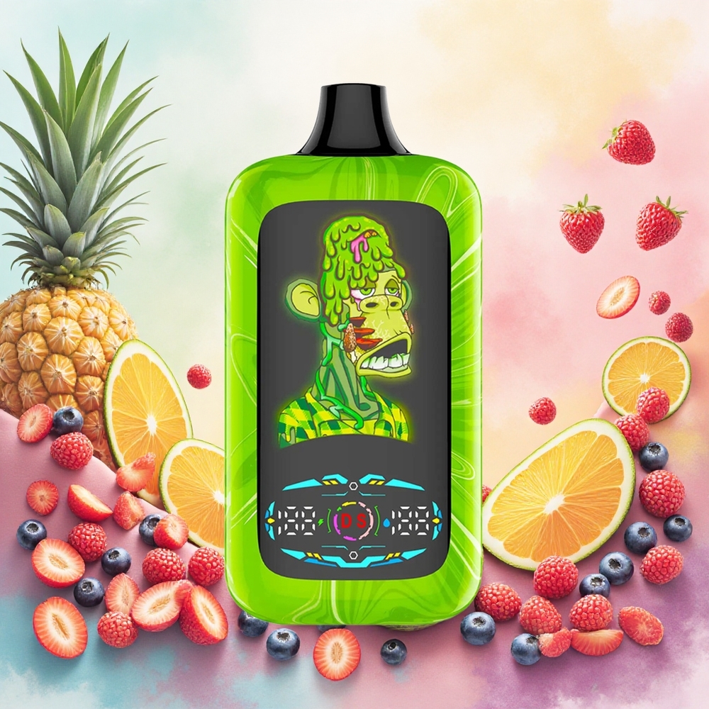 Fumot Digital Monkey 40000 Atacado Brasileiro Vape Descarga Tropical do Arco-Íris Modo Duplo/Mono 0-5