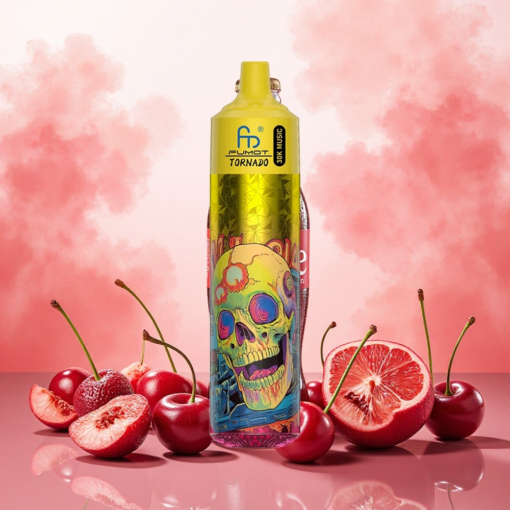 Fumot RandM Tornado 30000 Puffs Vape Descarga Cereja Coca atacado brasileiro