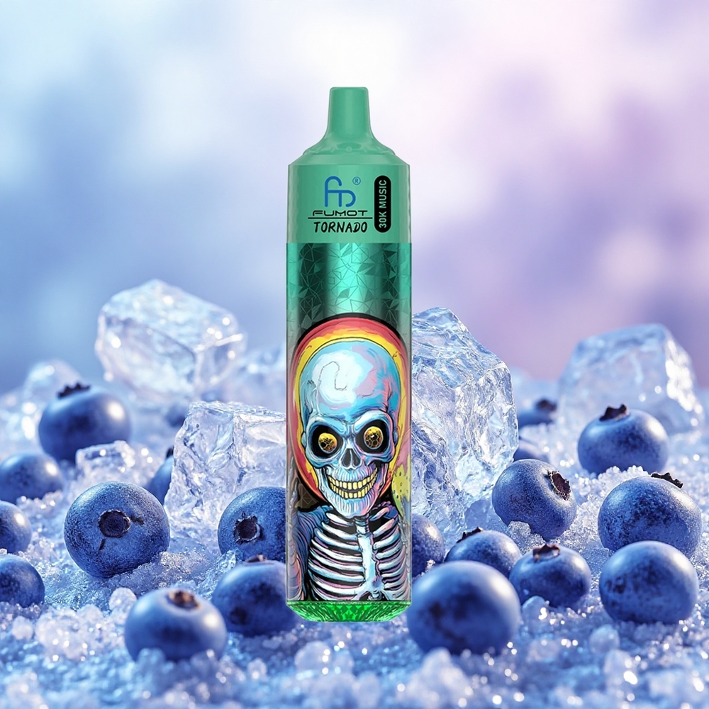 Fumot RandM Tornado 30000 Puffs Vape Descarte Gelado de Mirtilo atacado brasileiro