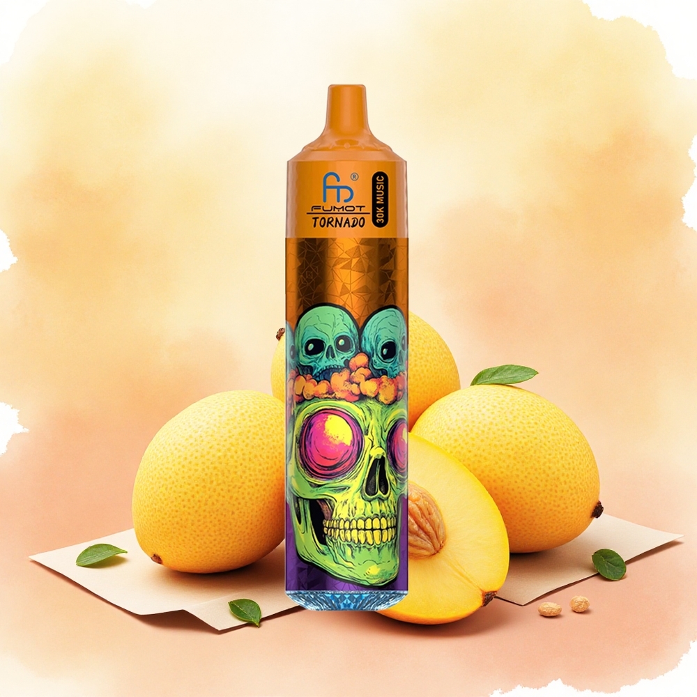 Fumot RandM Tornado 30000 Puffs Vape Descartável Manga Tripla 30mL 600mAh LED atacado brasileiro