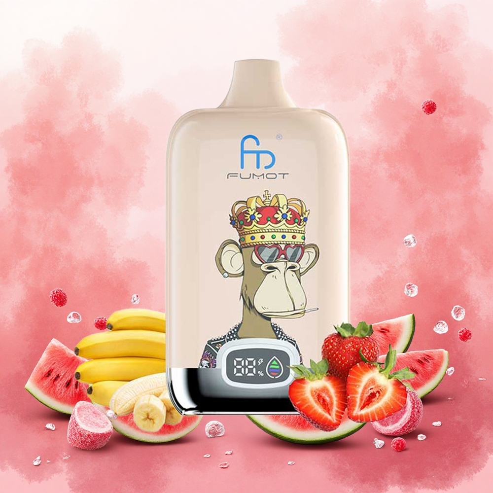 Fumot Tornado Digital Box 12000 Puffs Vape Descartável Melancia Gelo atacado brasileiro