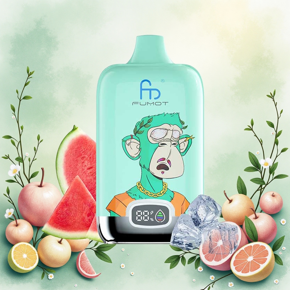 Fumot Tornado Digital Box 12000 Puffs Vape Descartável Menta Fresca atacado brasileiro