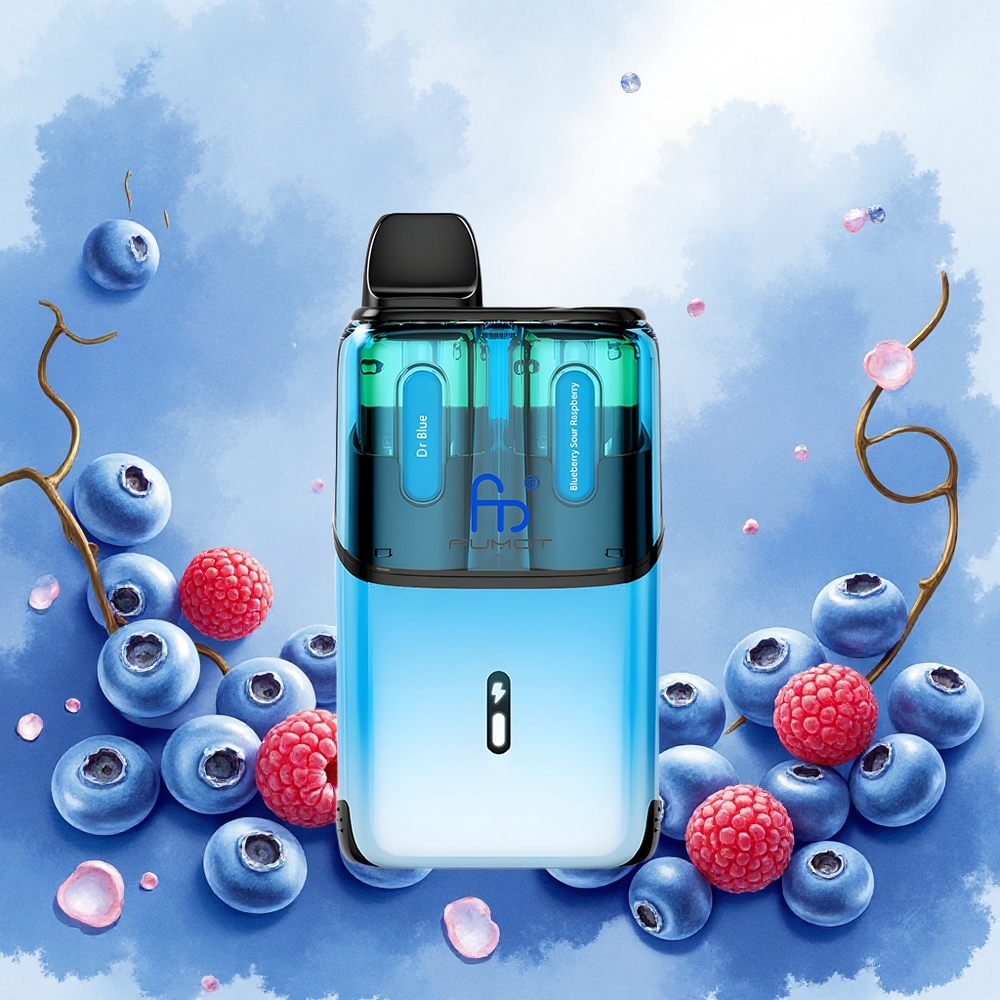 Fumot Ultra T32000 Descartável Dr Blue - Mirtilo Framboesa Azeda 24ml 800mAh 20mg Malha Avançada atacado brasileiro