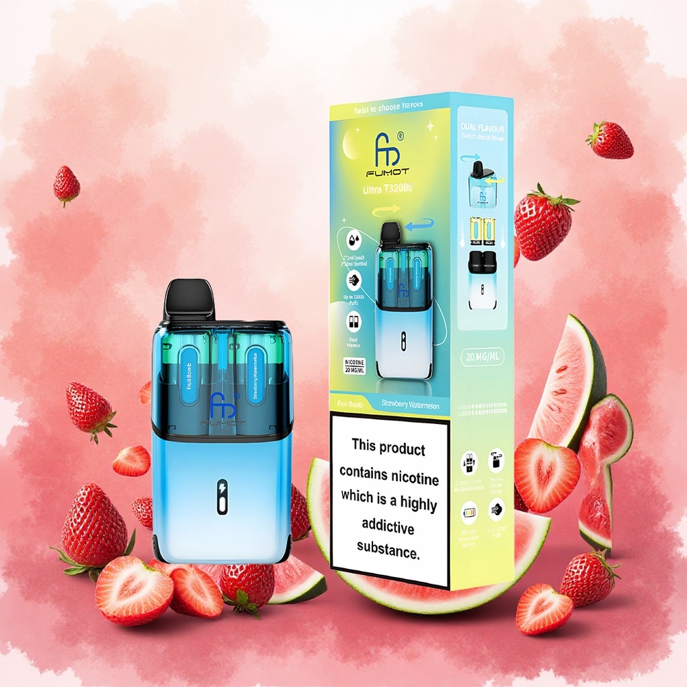 Fumot Ultra T32000 Vape Descartável Fruta Explosiva - Morango Melancia atacado brasileiro