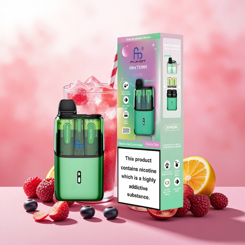 Fumot Ultra T32000 Vape Descartável Groselha Limonada - Cola Cereja atacado brasileiro
