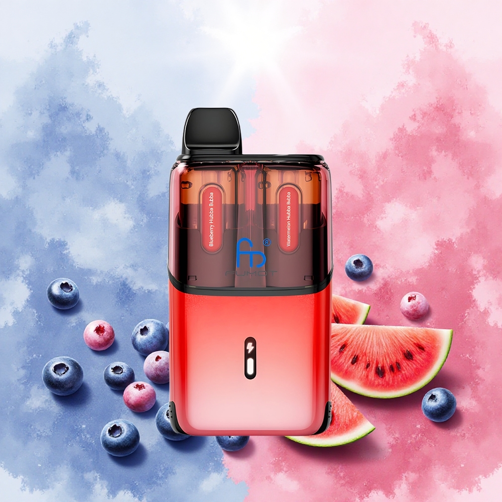 Fumot Ultra T32000 Vape Descartável Mirtilo Hubba Bubba - Melancia Hubba Bubba com atacado brasileiro
