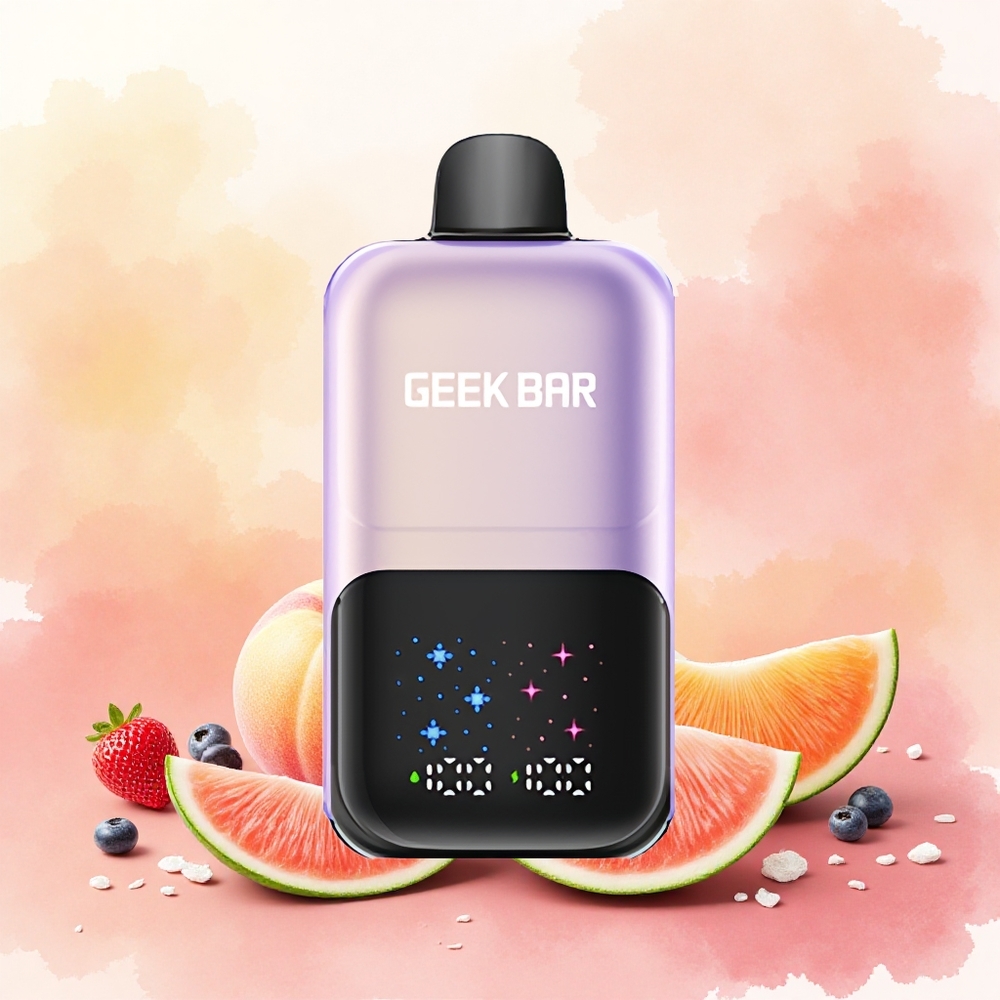 GEEK BAR 2GO 20ml 50000 Puffs Two Series Pêssego Manga Melancia Ice Descartável Vape Pen atacado brasileiro