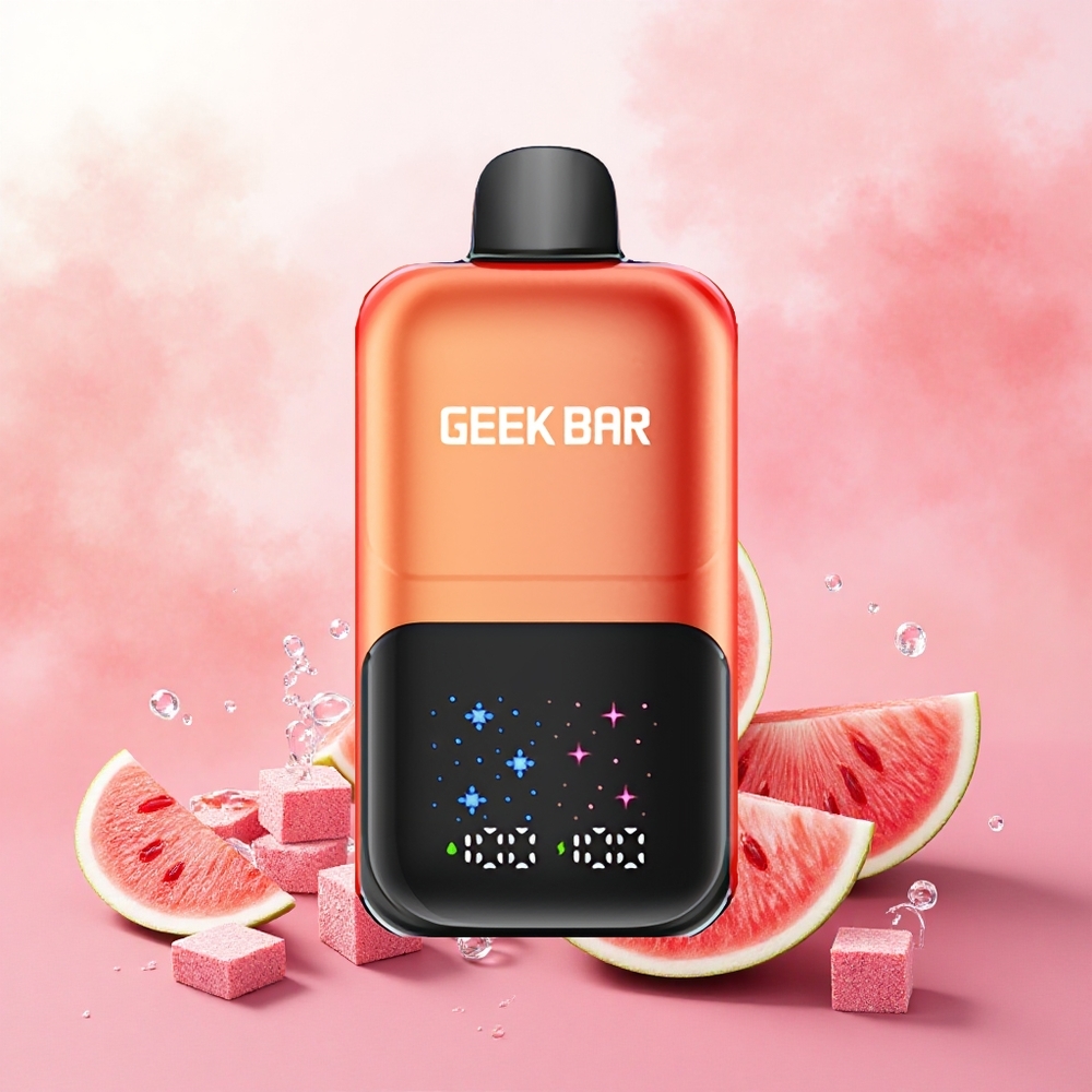 GEEK BAR 2GO 20ml 50000 Puffs Two Series Vape Descartável Pen Melancia Chiclete Gelado atacado brasileiro