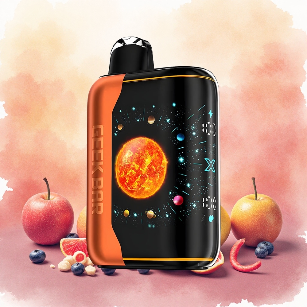 GEEK BAR Platinum Edition 25000 Vape Descartável Punch atacado brasileiro com Tela 3D Curva e Carregamento Rápido USB-C