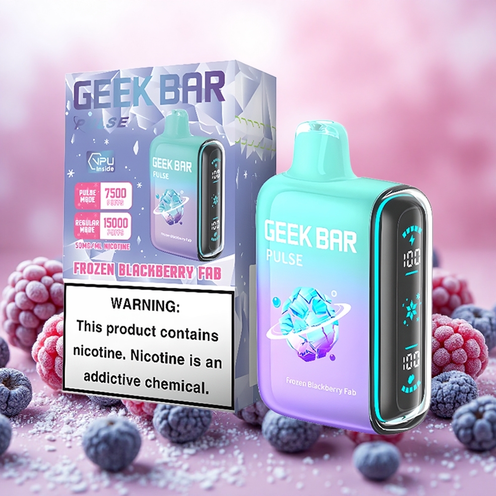 GEEK BAR Pulse 15000 Puffs Vape Descartável Edição Congelada atacado brasileiro