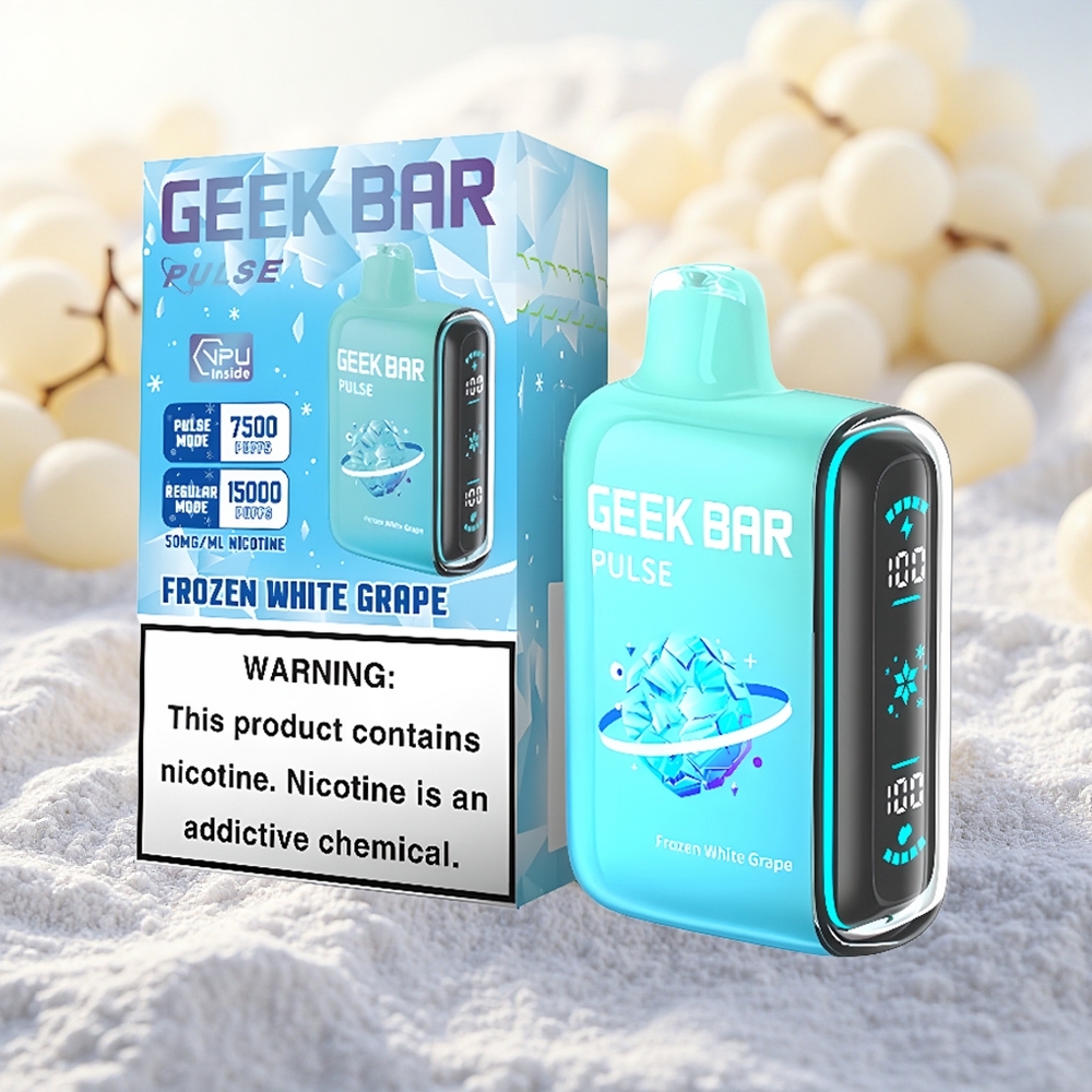 GEEK BAR Pulse 15000 Puffs Vape Descartável Edição Congelada atacado brasileiro